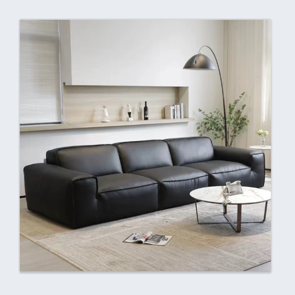 Big Black Bull Sofa