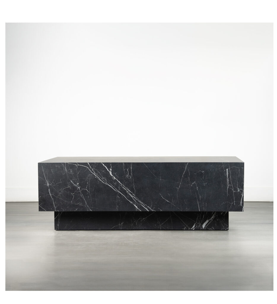Rectangle Coffee Table Black Marquina