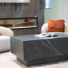 Rectangle Coffee Table Black Marquina