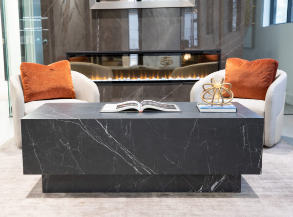 Rectangle Coffee Table Black Marquina