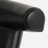 Black Leather OX Chair With Ottoman
