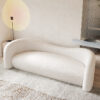 Nordic apartment curved home living room sofa