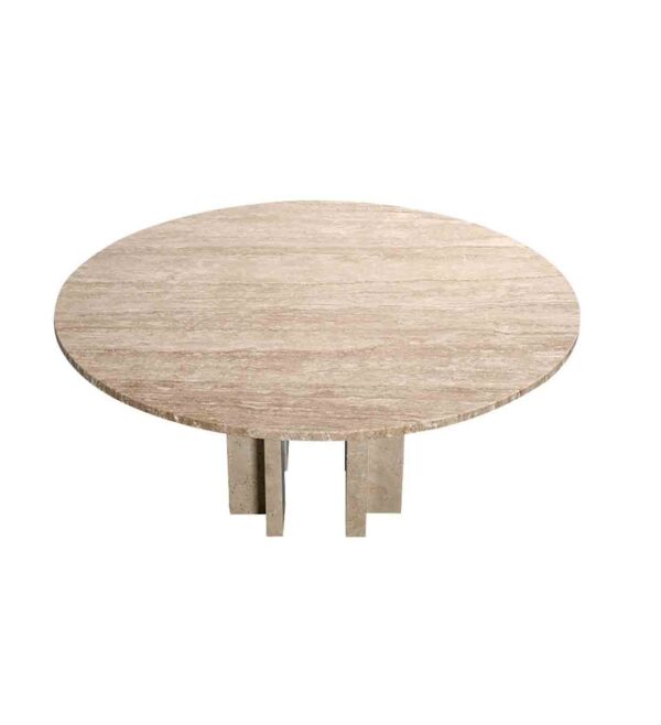 120cm Travertine Dining Table