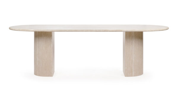 250CM Travertine Dining Table
