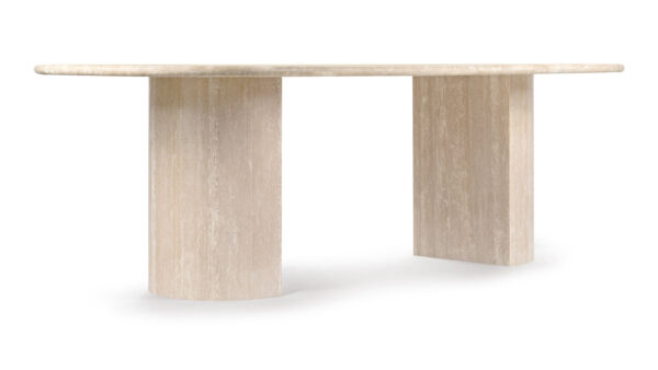 250CM Travertine Dining Table