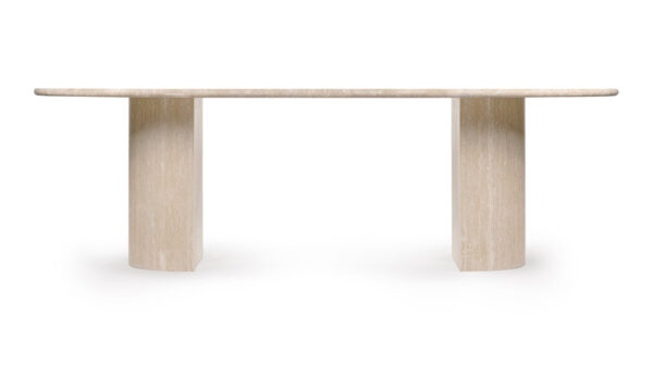 250CM Travertine Dining Table