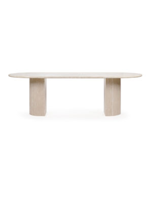 250CM Travertine Dining Table