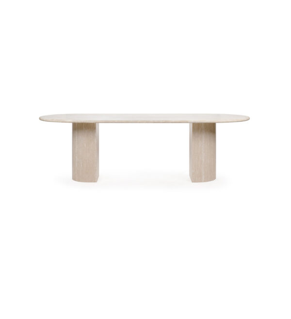 250CM Travertine Dining Table