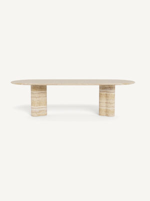280CM Travertine Dining Table