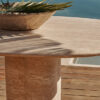 280CM Travertine Dining Table
