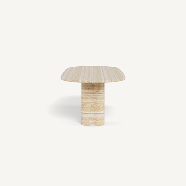 280CM Travertine Dining Table