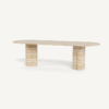 280CM Travertine Dining Table