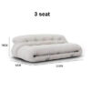 944 soriana 3 seat sofa