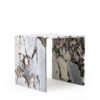 Bulgari Purple Marble Bedhead Corner Table