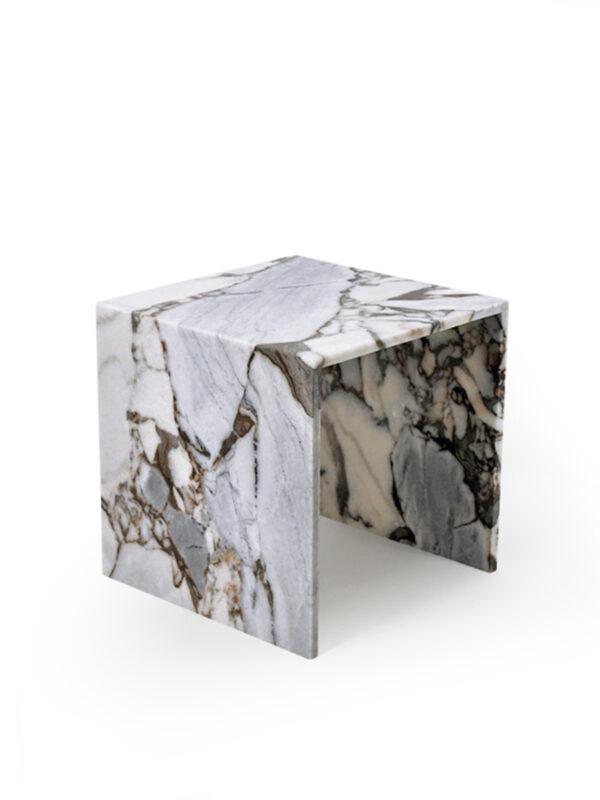 Bulgari Purple Marble Bedhead Corner Table