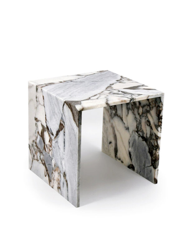 Bulgari Purple Marble Bedhead Corner Table