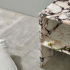 Bulgari Purple Marble Corner Table