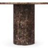 Dark Emperador Marble Dining Table