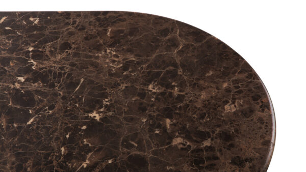 Dark Emperador Marble Dining Table