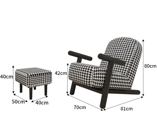 Fabric Lounge Chair