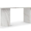  Fiore Bianco Marble Dining Table