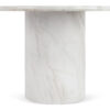  Fiore Bianco Marble Dining Table