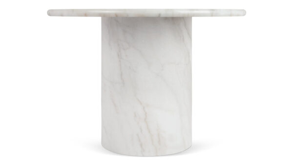  Fiore Bianco Marble Dining Table