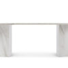  Fiore Bianco Marble Dining Table
