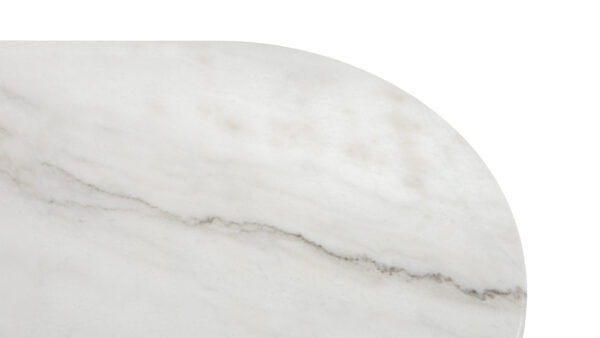  Fiore Bianco Marble Dining Table