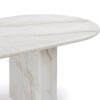  Fiore Bianco Marble Dining Table