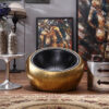 Gold Aviator Aluminum Ball Chair