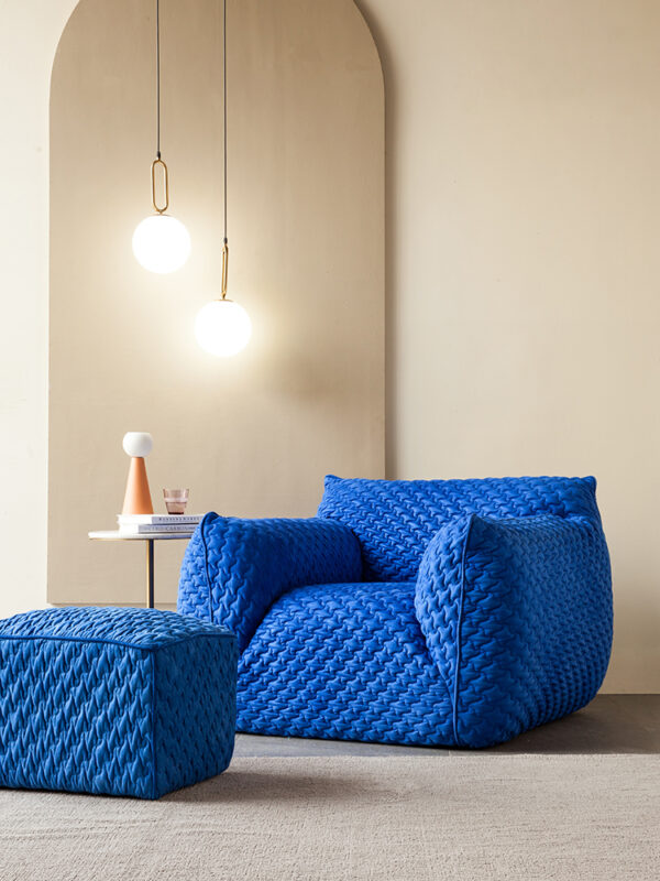 Klein Blue Single Sofa
