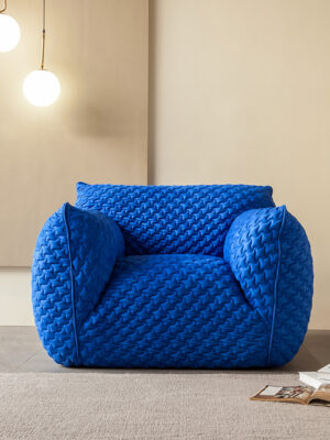 Klein Blue Single Sofa
