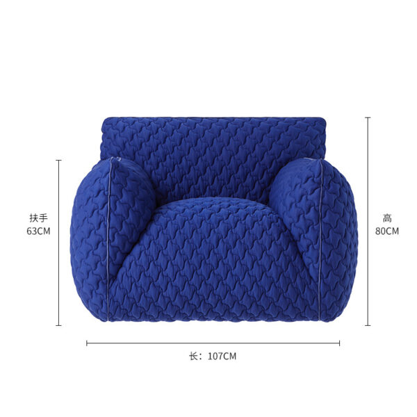 Klein Blue Single Sofa