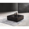 Lauren Black Gold Marble Coffee Table