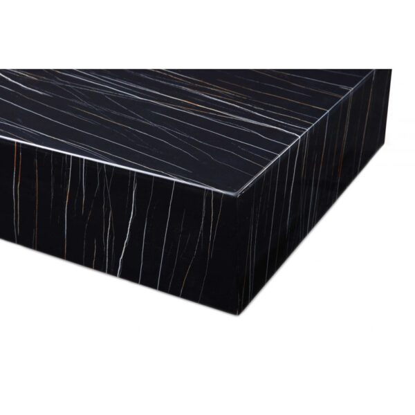 Lauren Black Gold Marble Coffee Table