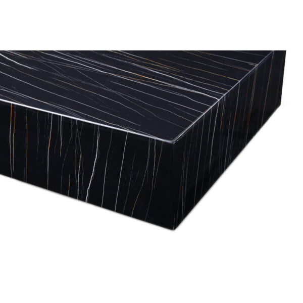 Lauren Black Gold Marble Coffee Table