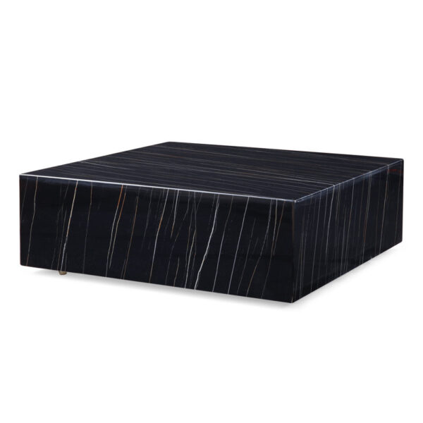 Lauren Black Gold Marble Coffee Table