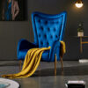 Grey Leather Dining Chair