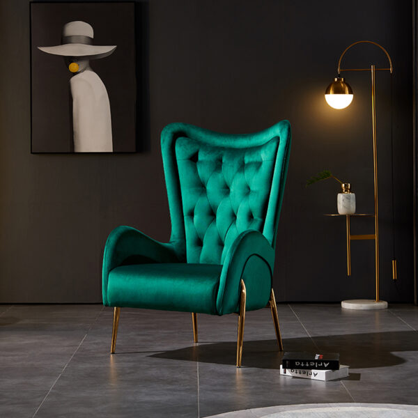 Grey Leather Dining Chair