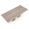 Modern Travertine Rectangular Dining Table