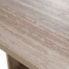 Modern Travertine Rectangular Dining Table