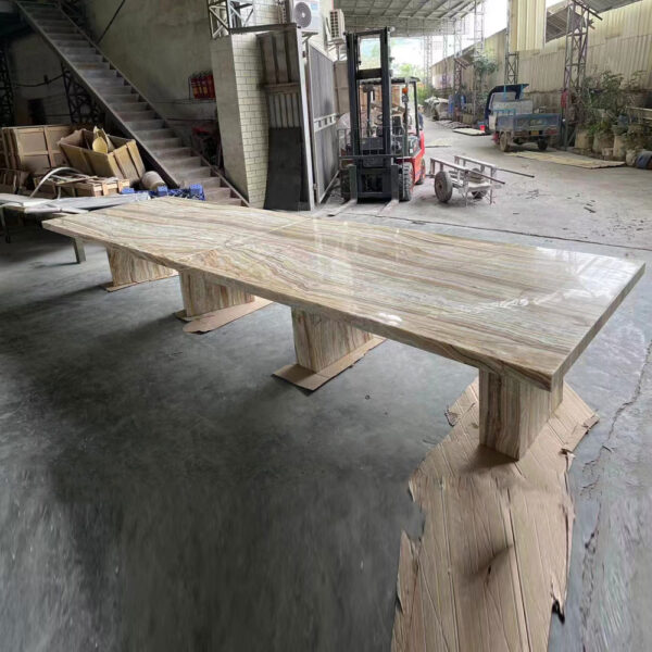 Outdoor Stone 10-12 Seats Rectangular Dining Table
