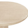 Oval Travertine Dining Table