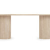 Oval Travertine Dining Table
