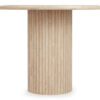 Oval Travertine Dining Table