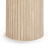 Oval Travertine Dining Table