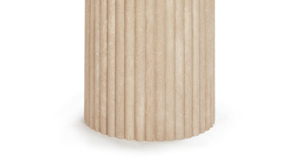 Oval Travertine Dining Table