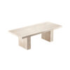 Rectangle Travertine Dining Table