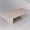 Rectangle Travertine Dining Table